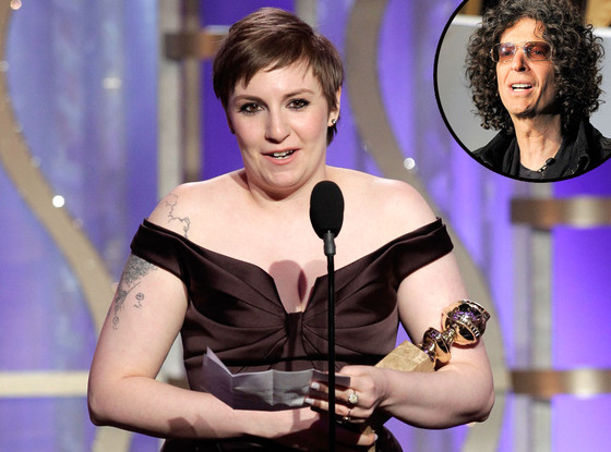 Howard Stern, Lena Dunham Howard Stern, Lena Dunham